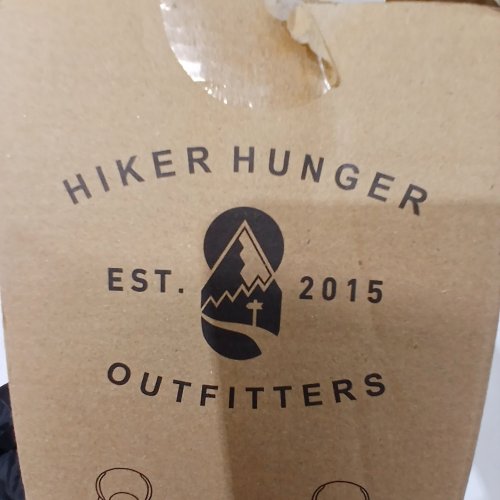 HIKER HUNGER OUTFITTERS CARBON FIBER HIKING TREKKING POLES - BLACK image 2