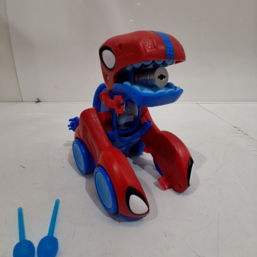 MARVEL SPIDEY AND HIS AMAZING FRIENDS SPIDEY-REX RACER - 8" VEHICLE WITH SOUNDS THAT TRANSFORMS FROM VEHICLE INTO DINOSAUR image 5