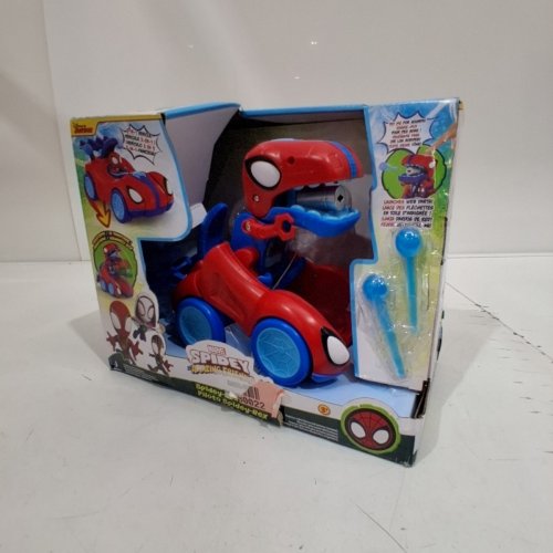 MARVEL SPIDEY AND HIS AMAZING FRIENDS SPIDEY-REX RACER - 8" VEHICLE WITH SOUNDS THAT TRANSFORMS FROM VEHICLE INTO DINOSAUR image 8