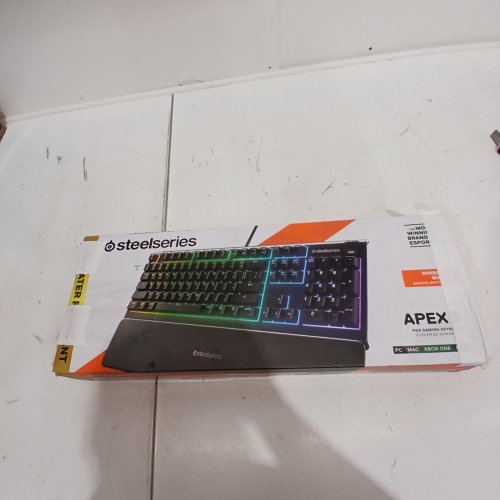 STEELSERIES APEX 3 RGB GAMING KEYBOARD - 10-ZONE RGB ILLUMINATION, IP32 WATER RESISTANT, PREMIUM MAGNETIC WRIST REST, WHISPER QUIET GAMING SWITCHES (MODEL: APEX 3) image 5
