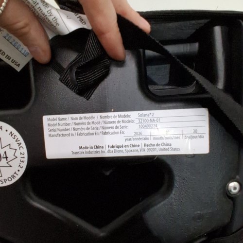 DIONO SOLANA 2 LATCH BACKLESS BOOSTER CAR SEAT WITH CUPHOLDERS AND REMOVABLE WASHABLE COVER - FOR KIDS 40-120LBS - CHARCOAL BLACK (MODEL: 32100-NA-01) image 2