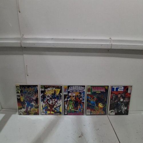 10 ASSTD COMIC BOOKS - SILVER SURFER #58, #59; TERMINATOR 2: JUDGMENT DAY #2; SILVER SURFER/WARLOCK RESURRECTION #3; DR. STRANGE #34, #35; GUARDIANS OF THE GALAXY #17, #18; SLEEPWALKER #23; DAREDEVIL #309 - VARIOUS AUTHORS image 3