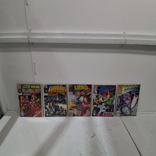 10 ASSTD COMIC BOOKS - SILVER SURFER #58, #59; TERMINATOR 2: JUDGMENT DAY #2; SILVER SURFER/WARLOCK RESURRECTION #3; DR. STRANGE #34, #35; GUARDIANS OF THE GALAXY #17, #18; SLEEPWALKER #23; DAREDEVIL #309 - VARIOUS AUTHORS image 4