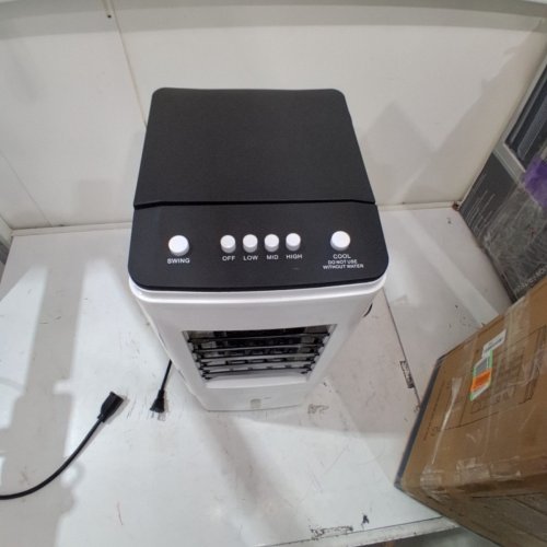 PORTABLE 3-SPEED EVAPORATIVE AIR COOLER- 6L - WHITE/BLACK (MODEL: BW-102) image 6