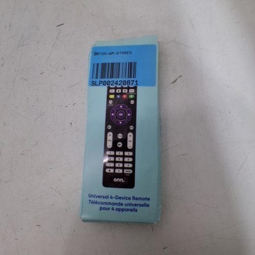 ONN. 4-DEVICE UNIVERSAL REMOTE CONTROL - COMPATIBLE WITH ALL MAJOR BRANDS - BLACK image 5