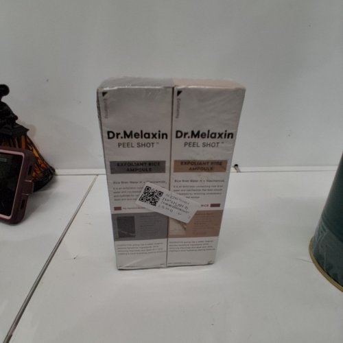 2PC DR.MELAXIN EXFOLIANT RICE PEEL SHOT AMPOULE-80 ML/EACH image 2