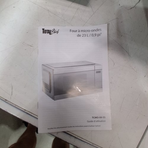 TOTAL CHEF MICROWAVE OVEN - 23L / 0.9 CU. FT - STAINLESS STEEL (MODEL: TCMO-09-SS) image 5
