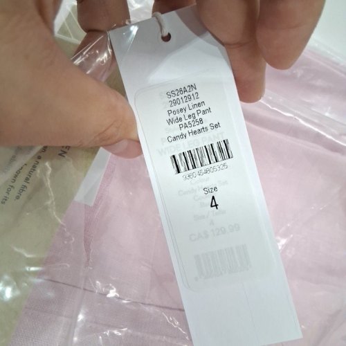 WOMEN'S EVER NEW POSEY LINEN WIDE LEG PANTS - 4 - PINK (STYLE: PA5258) image 2