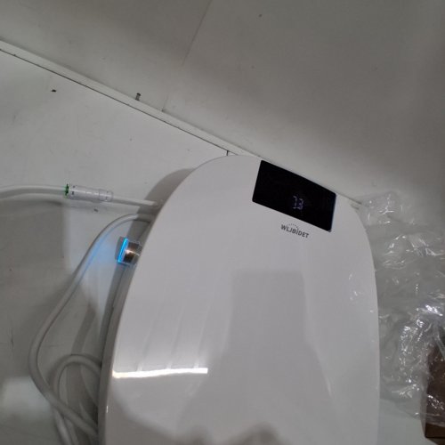 WLJBIDET ELONGATED SMART BIDET TOILET SEAT WITH HEAT/DRYER & NIGHTLIGHT - 18.5" - WHITE - (MODEL: WLJ-O80KL ) image 2