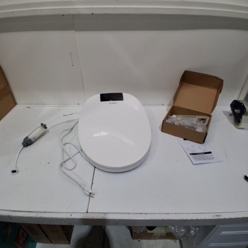 WLJBIDET ELONGATED SMART BIDET TOILET SEAT WITH HEAT/DRYER & NIGHTLIGHT - 18.5" - WHITE - (MODEL: WLJ-O80KL ) image 3