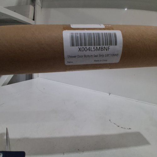 2PK FORMIDEN SHOWER DOOR BOTTOM SEAL STRIP FOR 3/8" GLASS DOORS - CUTTABLE - 39.37" - CLEAR (MODEL: ‎FOORSEAL3P) image 4