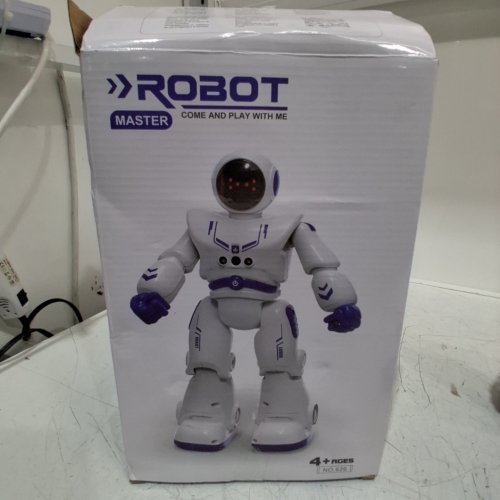 AXGEAR RC SMART ROBOT WITH INFRARED REMOTE CONTROL - TALKING DANCING SINGING ROBOT - WHITE / BLUE (MODEL#822) image 3