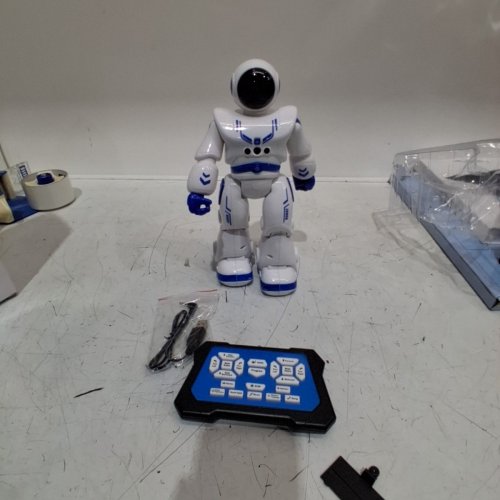 AXGEAR RC SMART ROBOT WITH INFRARED REMOTE CONTROL - TALKING DANCING SINGING ROBOT - WHITE / BLUE (MODEL#822) image 4