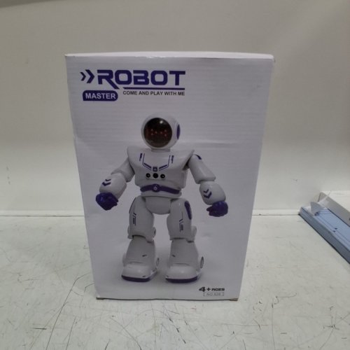 AXGEAR RC SMART ROBOT WITH INFRARED REMOTE CONTROL - TALKING DANCING SINGING ROBOT - WHITE / BLUE (MODEL#822) image 5