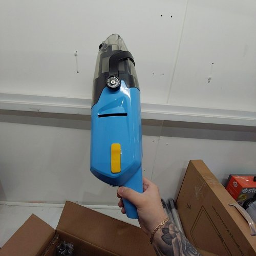LAWN&GARDEN RECHARGEABLE HANDHELD POOL VACUUM CLEANER - RUNNING TIME UP TO 60 MINUTES - IDEAL FOR ABOVE GROUND POOLS - BLUE - (MODEL: EDHV01) image 3
