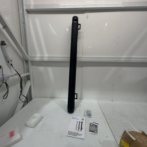 VERASTE EXTRA WIDE RETRACTABLE GATE WITH LOCK FOR PETS AND BABIES - 33" X 120" - BLACK (MODEL: SH20.006B03H) image 2