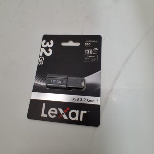 LEXAR JUMPDRIVE USB 3.2 GENERATION 1 FLASH DRIVE - 32GB - UP TO 130 MB/S - BLACK (MODEL: S80) image 2