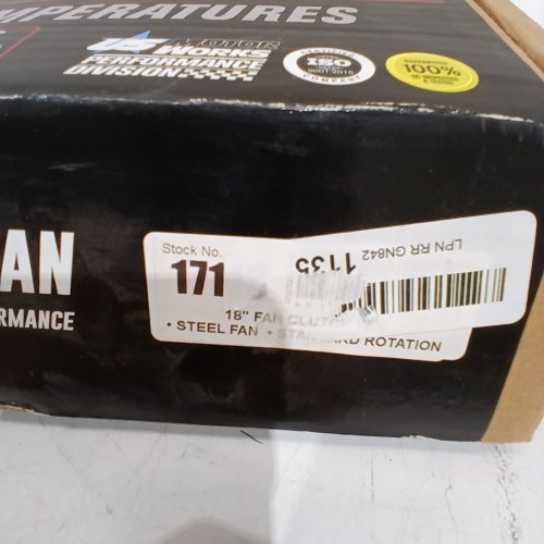 DERALE HEAVY DUTY STEEL CLUTCH FAN BLADE - 18" - BLACK - (MODEL:17118) image 2