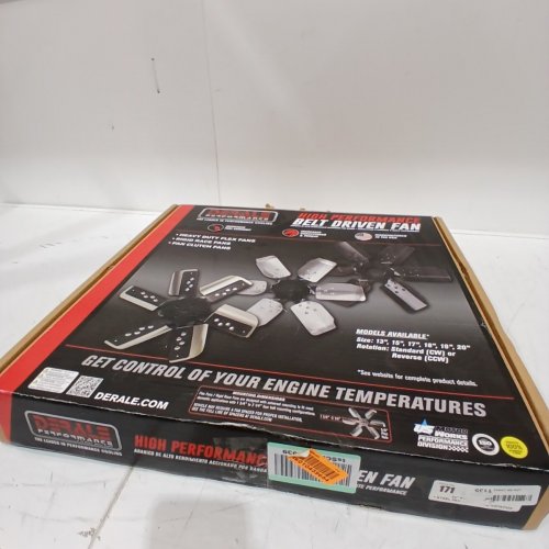 DERALE HEAVY DUTY STEEL CLUTCH FAN BLADE - 18" - BLACK - (MODEL:17118) image 5