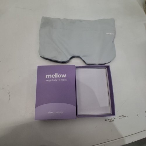 MELLOW WEIGHTED EYE MASK - GREY image 2