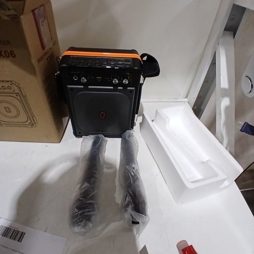 JYX RGB KARAOKE MACHINE WITH FEEDBACK-RESISTANT MICS - BLACK (MODEL: TX06) image 3