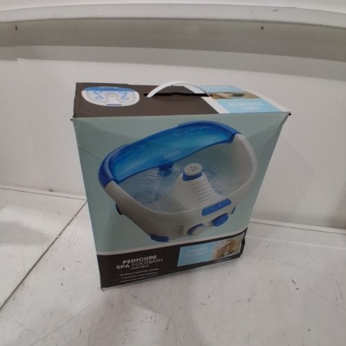 HOMEDICS PEDICURE SPA FOOTBATH WITH HEAT AND 3 ATTACHMENTS - BLUE / WHITE (MODEL: FB-300-THP) image 4