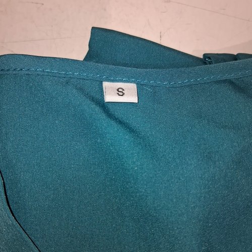 2PC NURSING UNIFORMS SCRUBS - SMALL - TEAL image 2