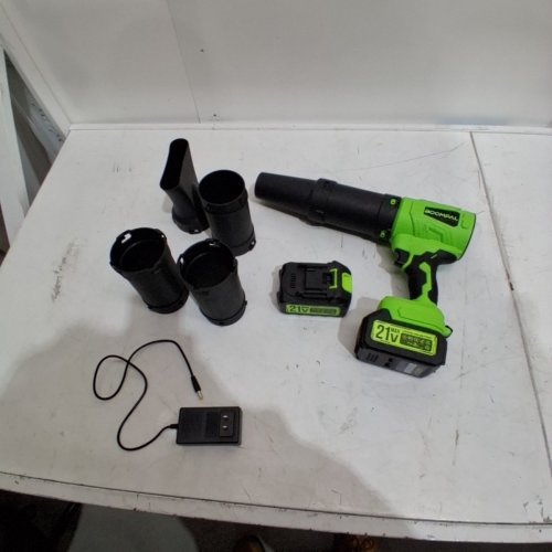 BOOMPAL CORDLESS HANDHELD LEAF BLOWER - 20V - GREEN/BLACK (MODEL: S39-1) image 3