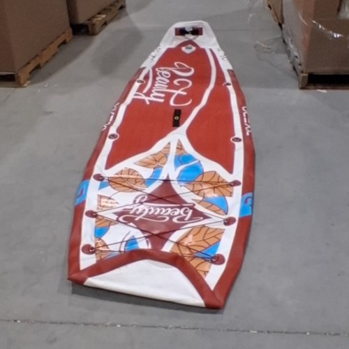 DIXERO ANTI-SLIP INFLATABLE STAND UP PADDLE BOARD WITH SUP ACCESSORIES - 33" BLUE/RED/WHITE image 2