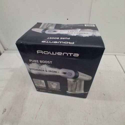 ROWENTA PURE BOOST 2-IN-1 STEAMER & IRON - 1875W - BLUE / WHITE image 5