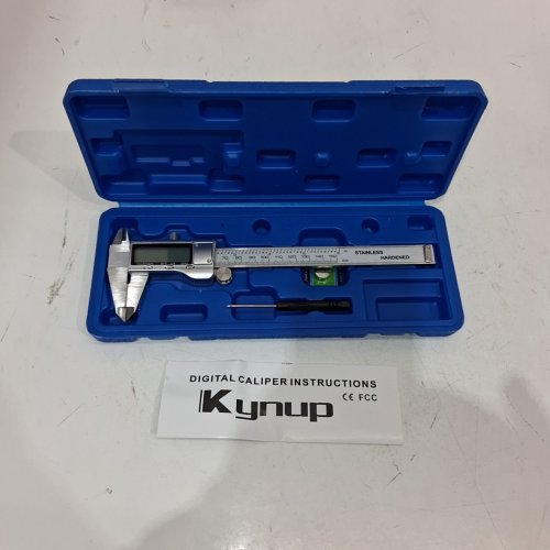 KYNUP DIGITAL CALIPER MEASURING TOOL WITH LARGE LCD SCREEN - 6" - STAINLESS STEEL (MODEL : 170-2) image 2