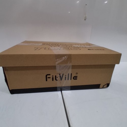 MEN'S FITVILLE REBOUND CORE V1 LACE UP ATHLETIC SNEAKERS - 14W - NAVY BLUE image 5