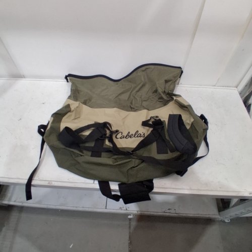 BPS BOUNDARY WATERS DUFFEL - LARGE, 56 L - OLIVE / TAN (ITEM: 2517972) image 4