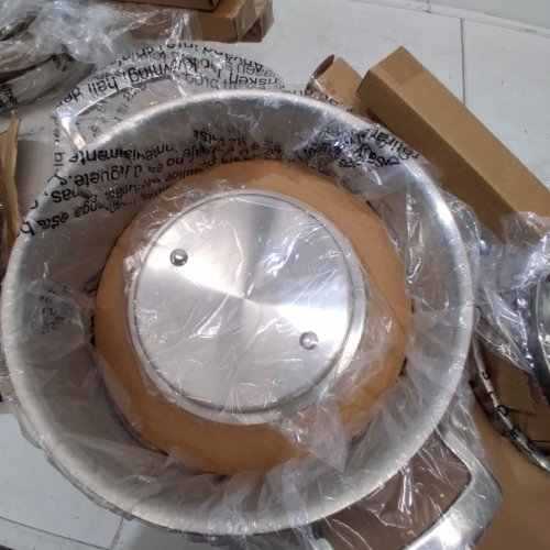 10PC KIRKLAND SIGNATURE 5-PLY CLAD STAINLESS STEEL COOKWARE - STAINLESS STEEL - (MODEL: 1119338) image 3