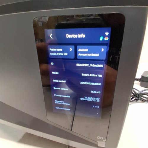 ELEGOO SATURN 4 ULTRA RESIN PRINTER - 16K | 10" LCD | AI CAMERA - BLACK image 4