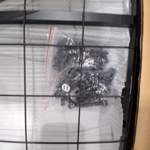 OVERHEAD GARAGE METAL STORAGE RACK - 750LBS CAPACITY - 4FT X 8FT - BLACK (MODEL: CR02) image 4