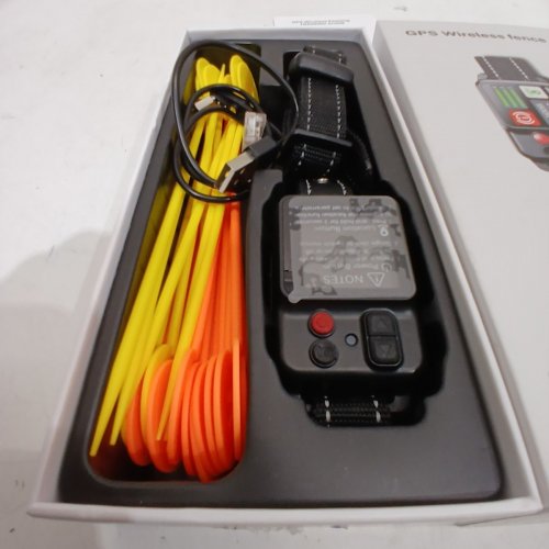 PRTRFLC RECHARGABLE GPS TRACKING WIRELESS INVISIBLE ELECTRIC FENCE WITH 3 TRAINING MODES DOG COLLAR - 49FT to 656FT RANGE - 15LBS-120LBS DOGS - BLACK (MODEL: ZF500) image 3