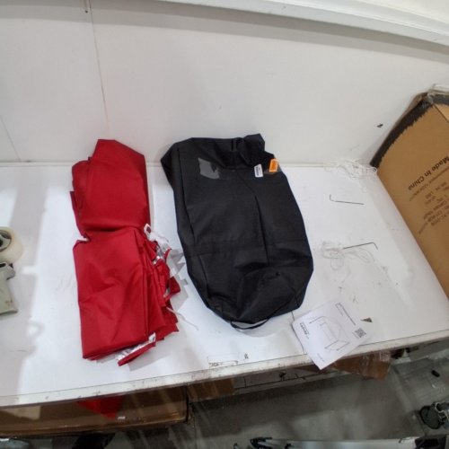 GARVEE HEAVY DUTY GAZEBO WITH CARRY BAG 4 SANDBAGS, 8 STAKES & 4 GUY ROPES - 10FT X 10FT - RED (MODEL: PHO_3495T9KC/QVEAR) image 5