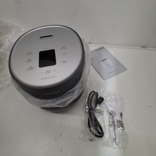 CUCKOO MICOM NON-STICK TOUCH SCREEN RICE COOKER - 13 MENU OPTIONS - 6-CUP - GREY (MODEL: CR-0675F) image 2