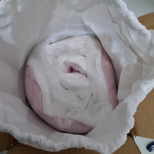 MELLOW PLOOF PILLOW - KING, 20" X 36" - PINK ROSE image 2