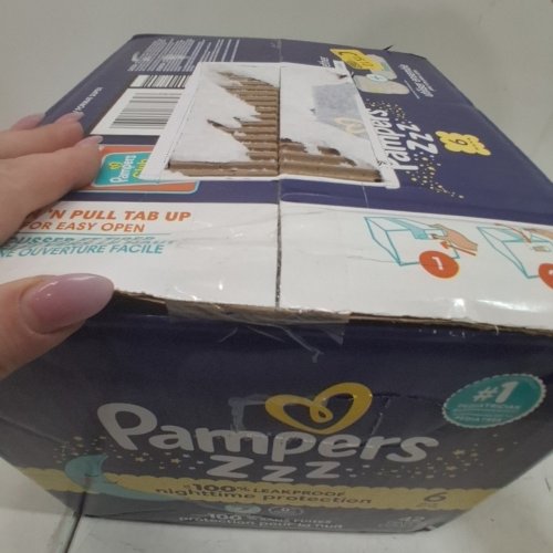 42PK PAMPERS ZZZ NIGHTTIME OVERNIGHT PROTECTION DIAPERS - SIZE 6 (35+ LBS) image 2