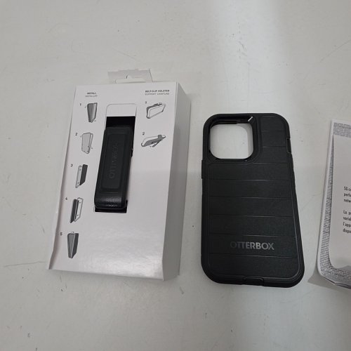 OTTERBOX DEFENDER PRO SERIES CASE WITH BELT CLIP - IPHONE 13 PRO - BLACK - (MODEL: 77-84394) image 3