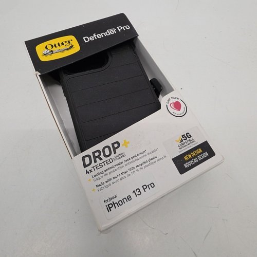 OTTERBOX DEFENDER PRO SERIES CASE WITH BELT CLIP - IPHONE 13 PRO - BLACK - (MODEL: 77-84394) image 4