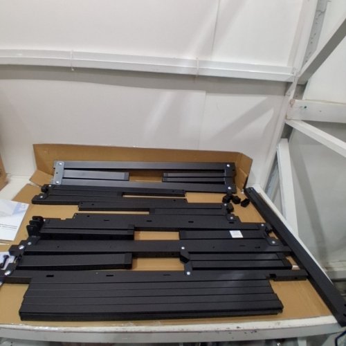 HEAVY DUTY KING PLATFORM BED FRAME - 12" HEIGHT - FULL - BLACK (MODEL:8801) image 2