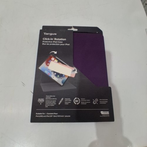 TARGUS CLICK-IN ROTATION PROTECTIVE IPAD CASE - 10.9" / FITS IPAD 10TH GEN - PURPLE image 5