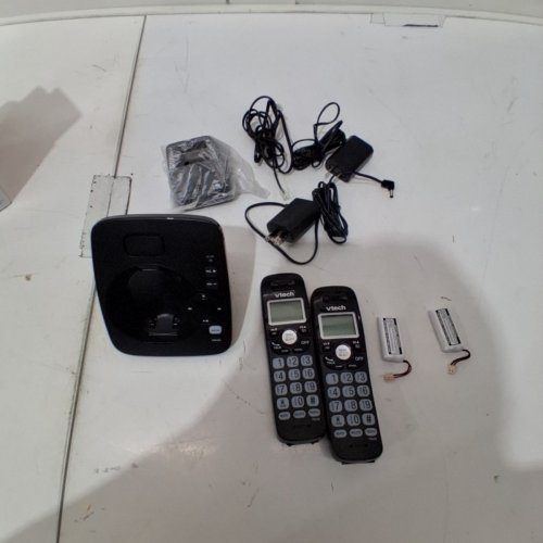 VTECH DECT 6.0 HANDSET CORDLESS HOME PHONE - CALLER ID, 14 MINUTES RECORDING TIME, STORES 30 CALLS - BLACK - (MODEL: CS6224-21) image 3