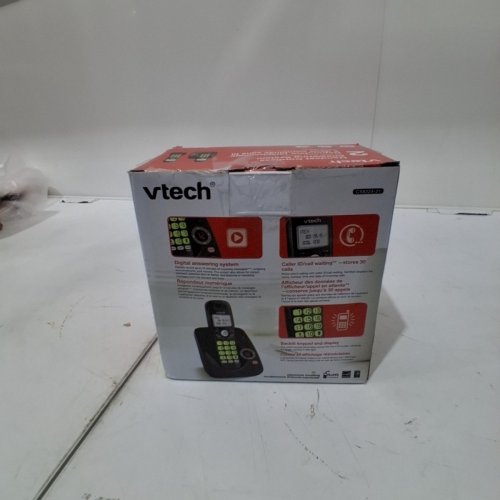 VTECH DECT 6.0 HANDSET CORDLESS HOME PHONE - CALLER ID, 14 MINUTES RECORDING TIME, STORES 30 CALLS - BLACK - (MODEL: CS6224-21) image 6
