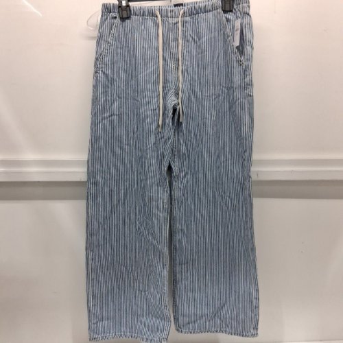 WOMENS GAP LOW RISE ULTRASOFT EASY '90S LOOSE STRIPE JEANS - EXTRA SMALL PETITE - BLUE/WHITE (STYLE: 895165) image 3
