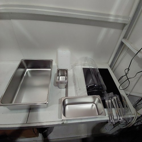 VEVOR COUNTERTOP BUFFET CONDIMENT/SALAD BAR FOOD DISPLAY CASE - STAINLESS STEEL (MODEL: TWJ-139100) image 4