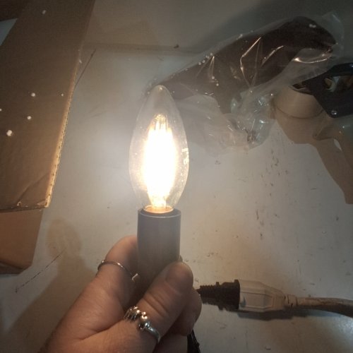 DECORATIVE RAVEN DESK LAMP - 12" - BLACK image 2